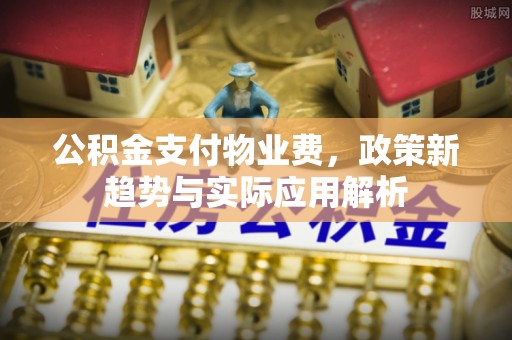 衡东公积金支付物业费，政策新趋势与实际应用解析