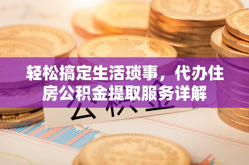 衡东轻松搞定生活琐事，代办住房公积金提取服务详解