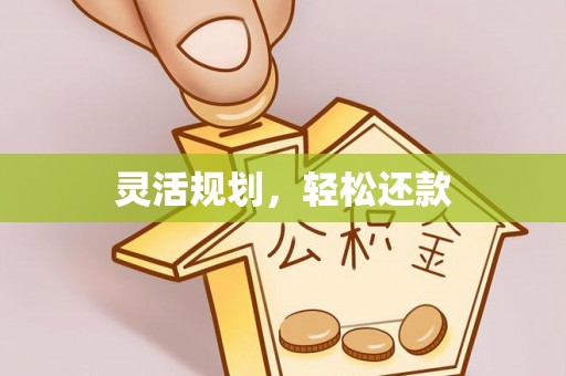 衡东灵活规划，轻松还款