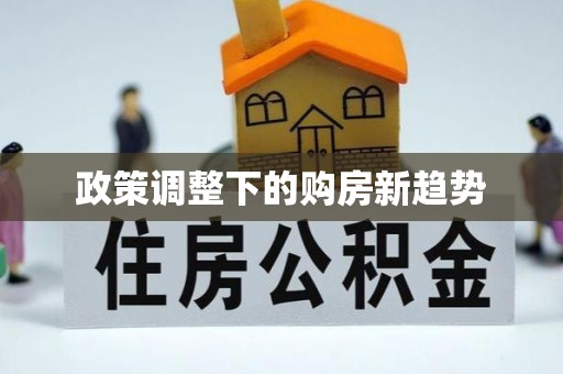 衡东政策调整下的购房新趋势