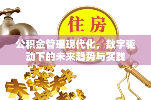 衡东公积金管理现代化，数字驱动下的未来趋势与实践