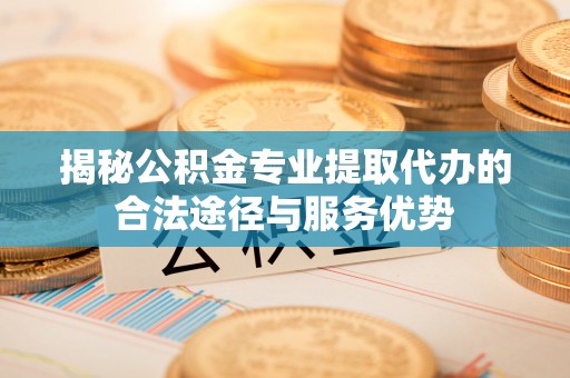 衡东揭秘公积金专业提取代办的合法途径与服务优势