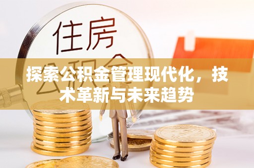 衡东探索公积金管理现代化，技术革新与未来趋势