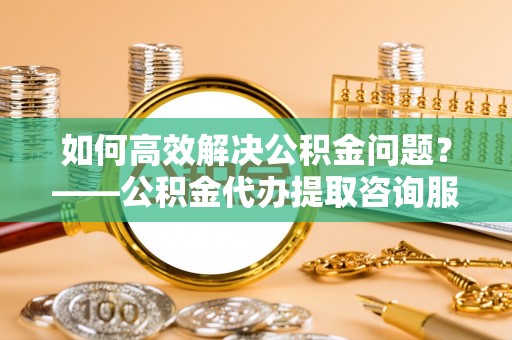 衡东如何高效解决公积金问题？——公积金代办提取咨询服务指南