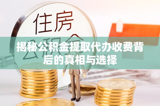 衡东揭秘公积金提取代办收费背后的真相与选择