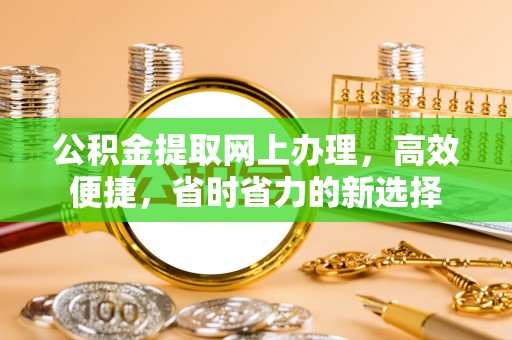 衡东公积金提取网上办理，高效便捷，省时省力的新选择