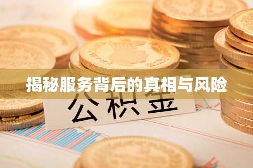 衡东揭秘服务背后的真相与风险