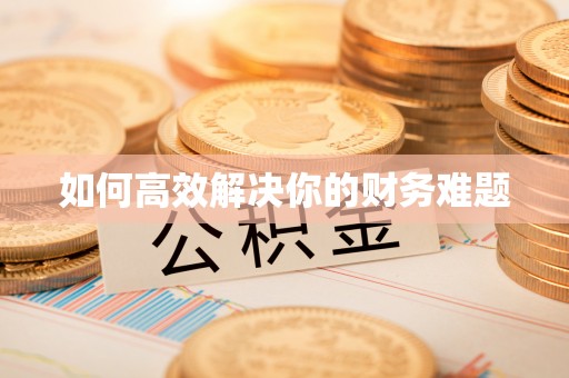 衡东如何高效解决你的财务难题