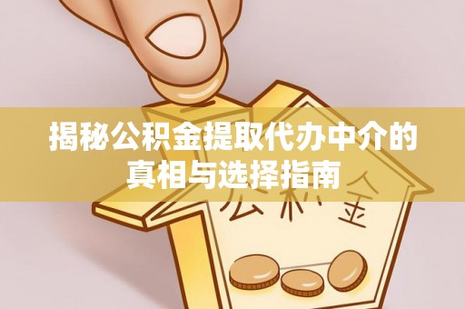 衡东揭秘公积金提取代办中介的真相与选择指南