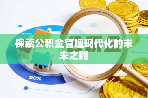 衡东探索公积金管理现代化的未来之路