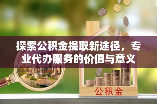 衡东探索公积金提取新途径，专业代办服务的价值与意义