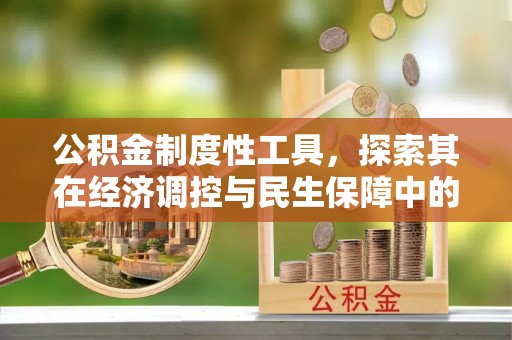 衡东公积金制度性工具，探索其在经济调控与民生保障中的重要作用