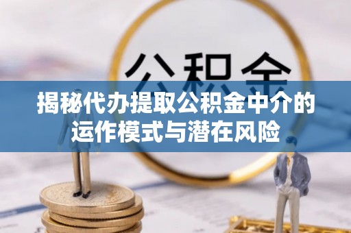 衡东揭秘代办提取公积金中介的运作模式与潜在风险