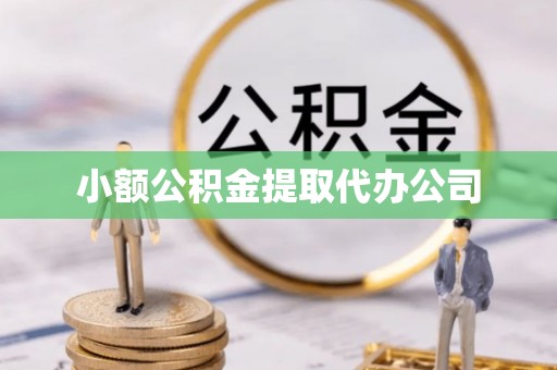 衡东小额公积金提取代办公司