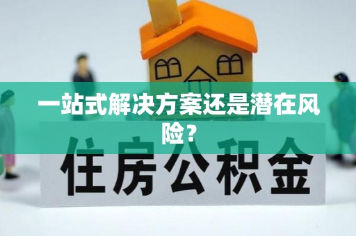 衡东一站式解决方案还是潜在风险？